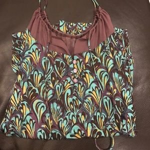 Flounce tank top. Size XS.